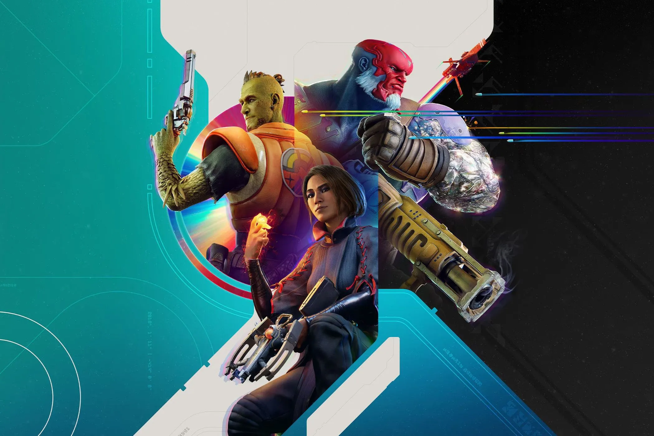 Ảnh quảng bá game Sony Concord với ba nhân vật có thể chơi được, biểu tượng cho thất bại tốn kém trong ngành game.