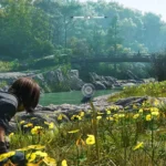 Assassin's Creed Shadows: Nhân vật đang quan sát cảnh vật trong game, thể hiện thế giới mở rộng lớn và thời lượng chơi kéo dài.