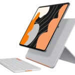 Bàn phím Logitech Flip Folio và iPad kèm ốp lưng chân đế đa góc nhìn