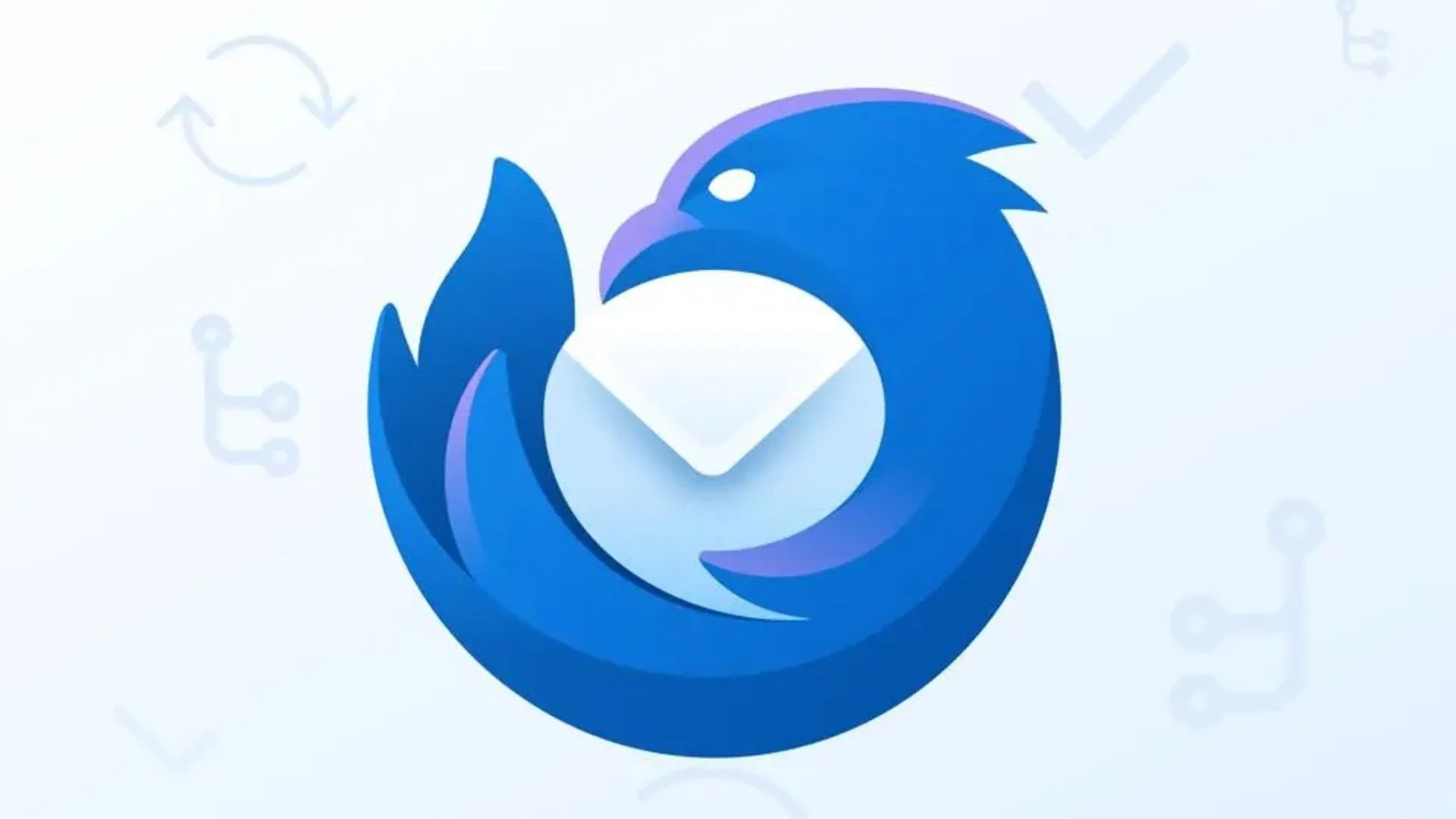 Biểu tượng Mozilla Thunderbird, phần mềm email đang thử nghiệm hỗ trợ tài khoản Microsoft Exchange.