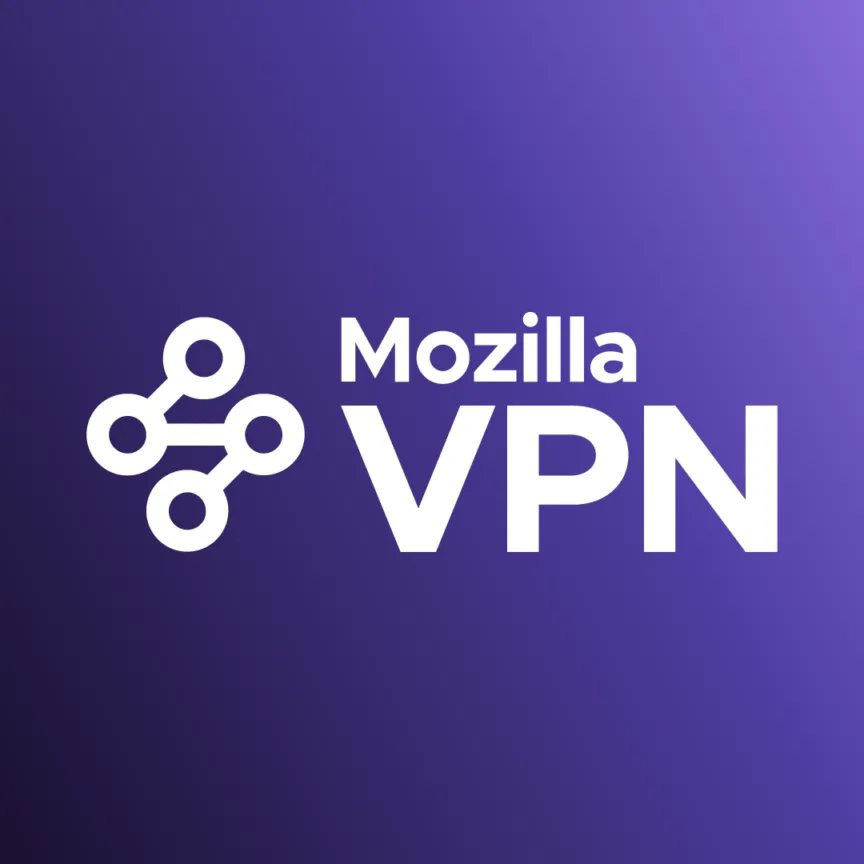 Biểu tượng và tên dịch vụ Mozilla VPN, đại diện cho giải pháp mạng riêng ảo an toàn và đáng tin cậy.