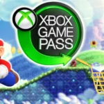 Biểu tượng Xbox Game Pass giữa Mario và Nintendo Switch 2, thể hiện xu hướng đa nền tảng trong ngành game.