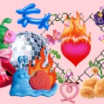 Bộ sưu tập sticker Valentine của Spotify cho ảnh bìa playlist