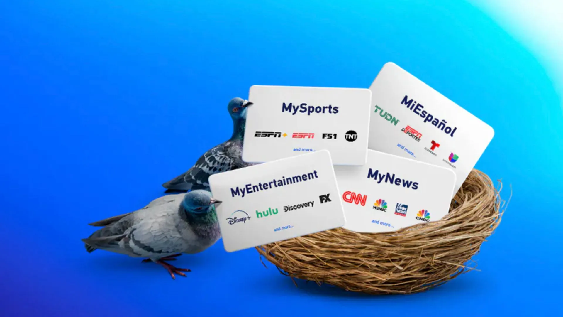Các gói dịch vụ streaming mới của DirecTV theo thể loại nội dung