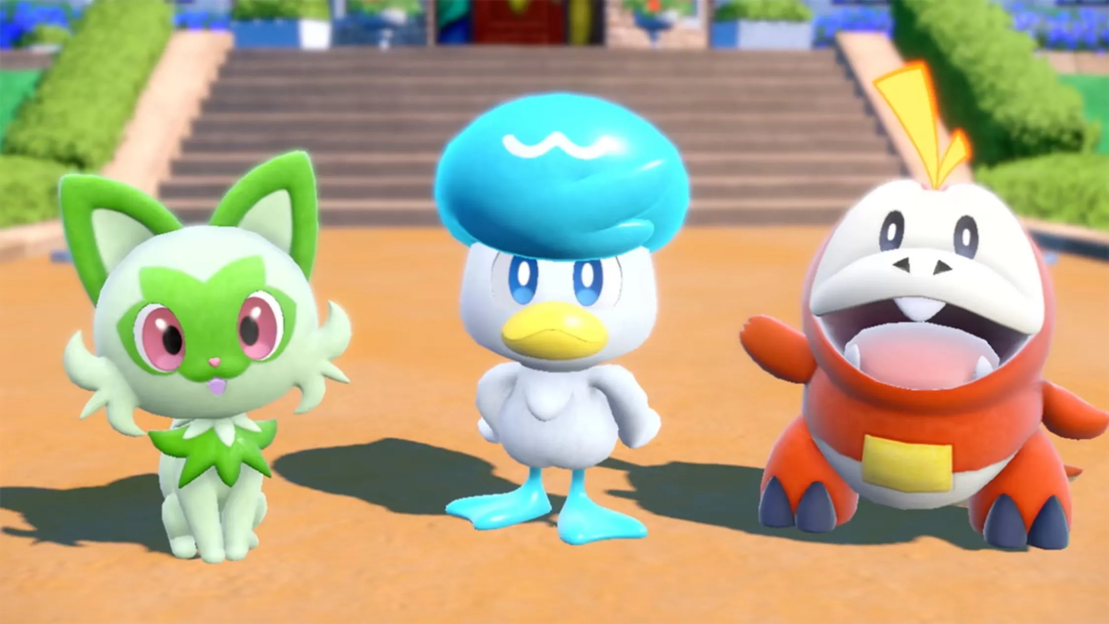 Các Pokémon khởi đầu trong trò chơi Pokémon Scarlet và Violet