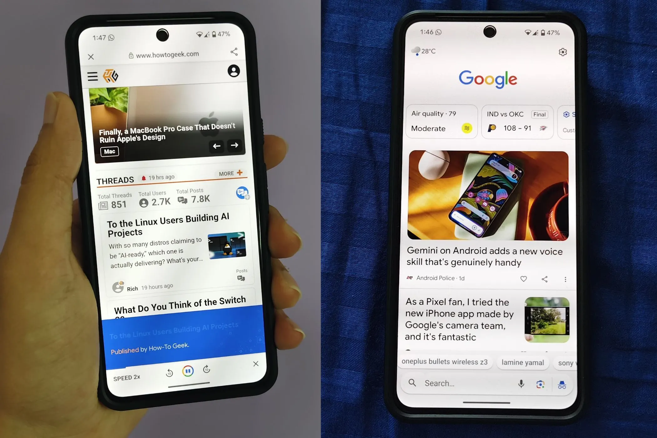 Các tính năng của ứng dụng Google Go