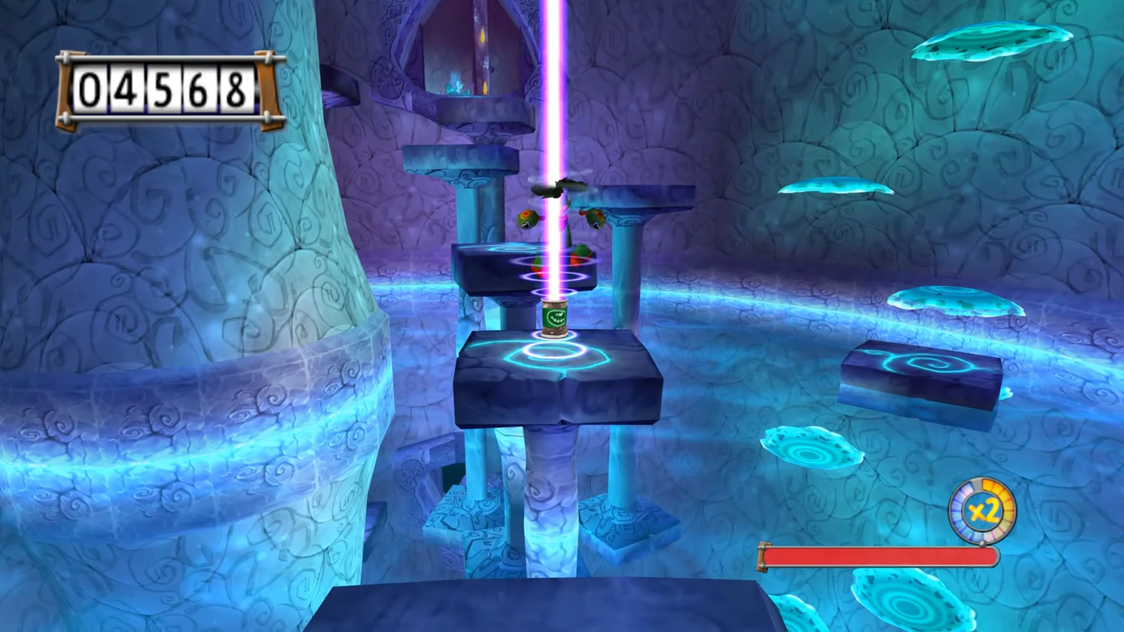 Cận cảnh môi trường đa dạng trong Rayman 3: Hoodlum Havoc.