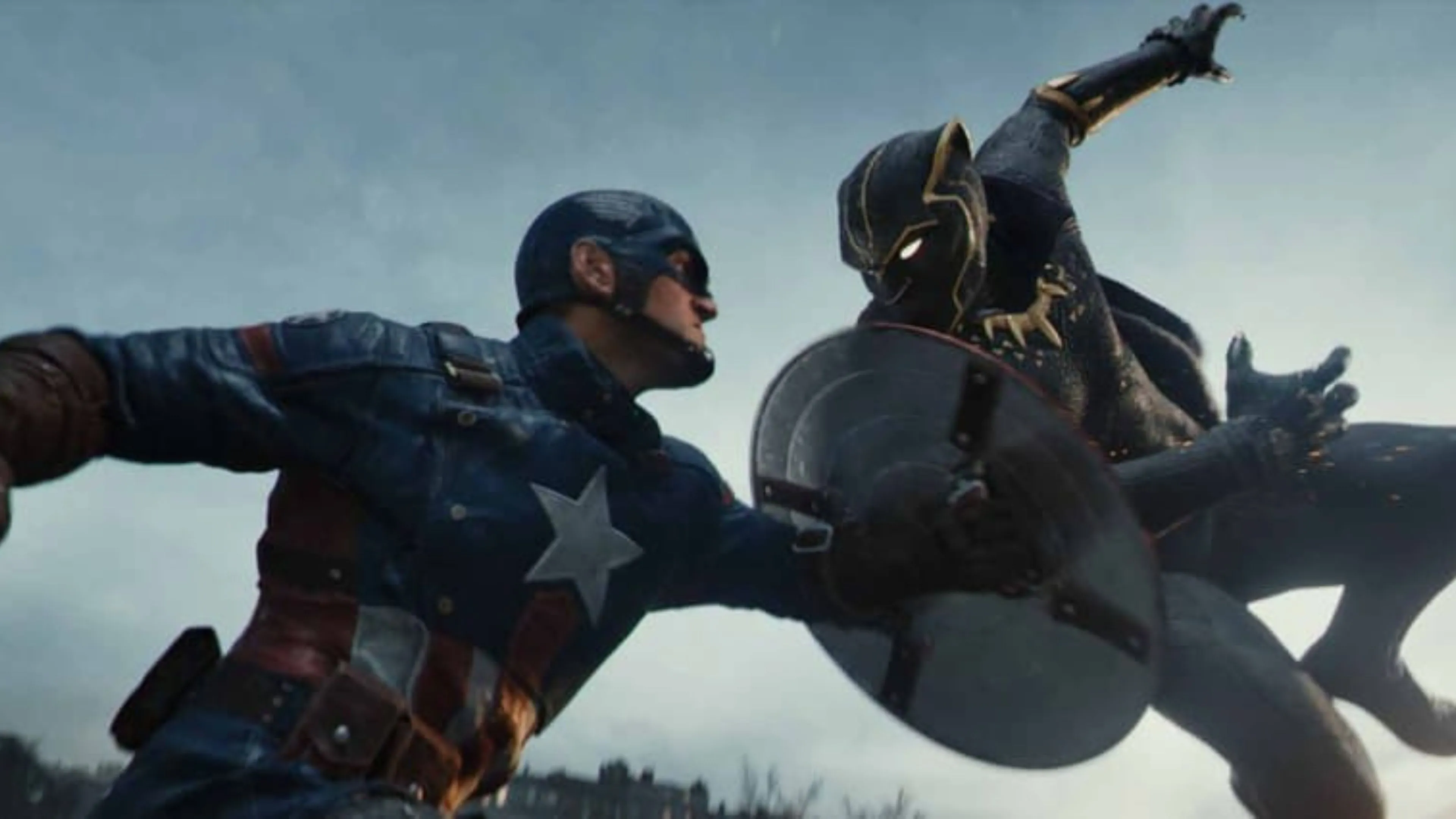 Cảnh cắt cảnh trong Marvel 1943: Rise of Hydra với Captain America, game tập trung vào trải nghiệm chơi đơn tuyến tính.