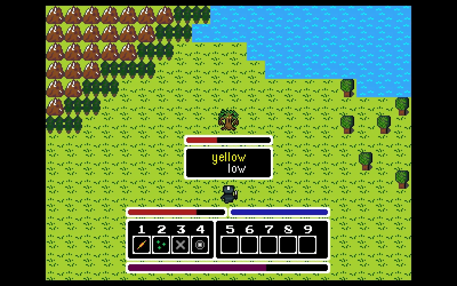 Cảnh chiến đấu nhập vai trong game Secret of Qwerty.