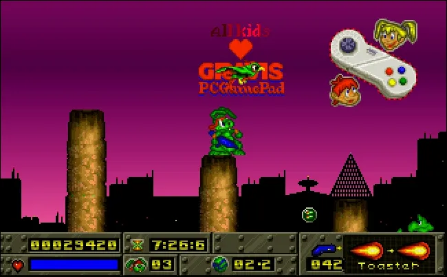 Chiếc Gravis PC Gamepad xuất hiện trong game Jazz Jackrabbit.
