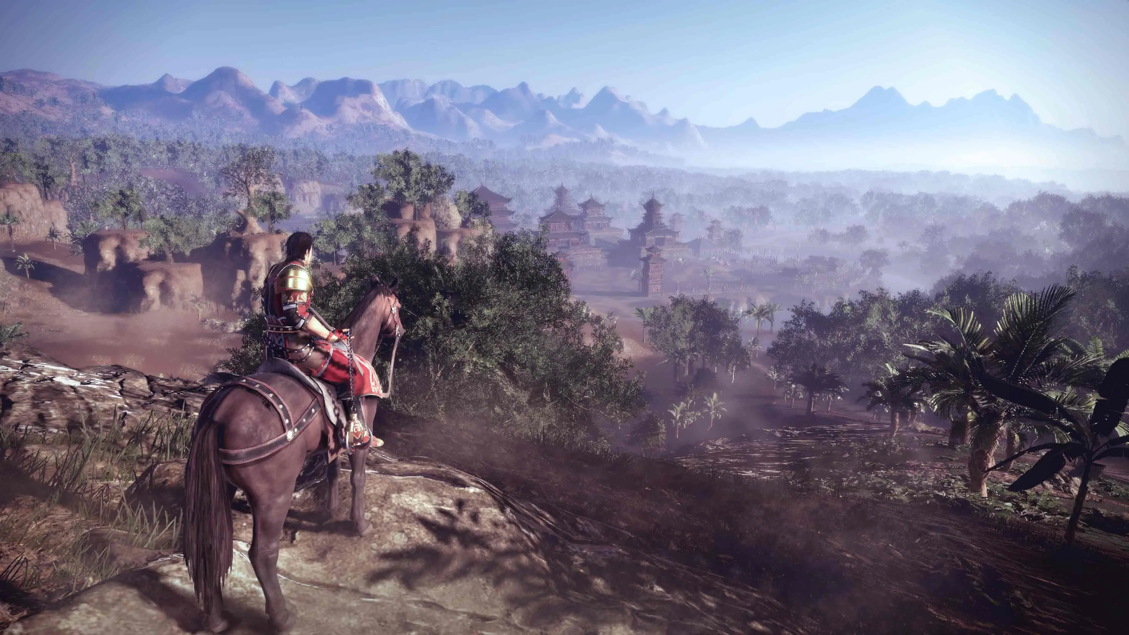 Chiến binh cưỡi ngựa trong Dynasty Warriors 9, biểu tượng của dòng game chặt chém nổi tiếng.