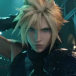 Cloud Strife với thanh kiếm Buster Sword nổi tiếng trong Final Fantasy VII Remake Intergrade.