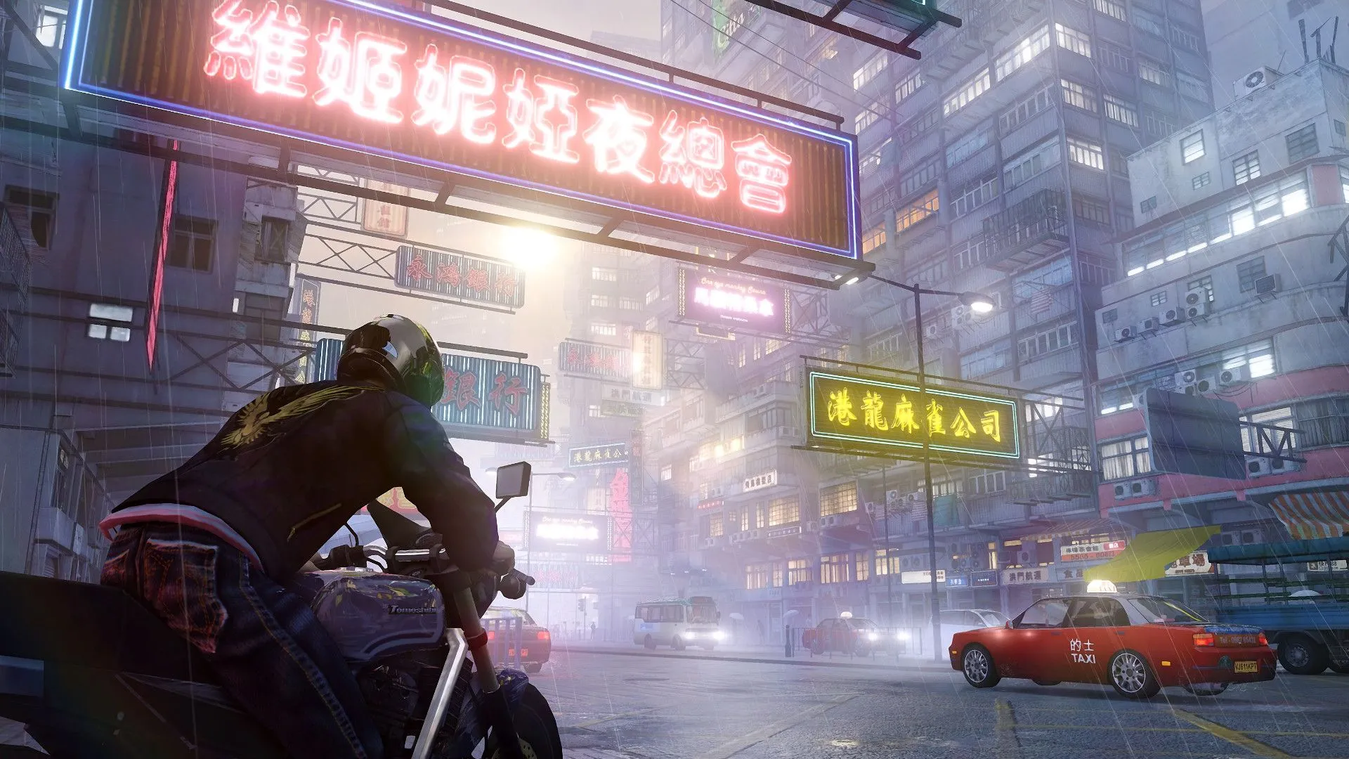 Đặc vụ chìm Wei Shen thực hiện đòn võ thuật ấn tượng trong Sleeping Dogs, nổi bật với hệ thống chiến đấu tay đôi.