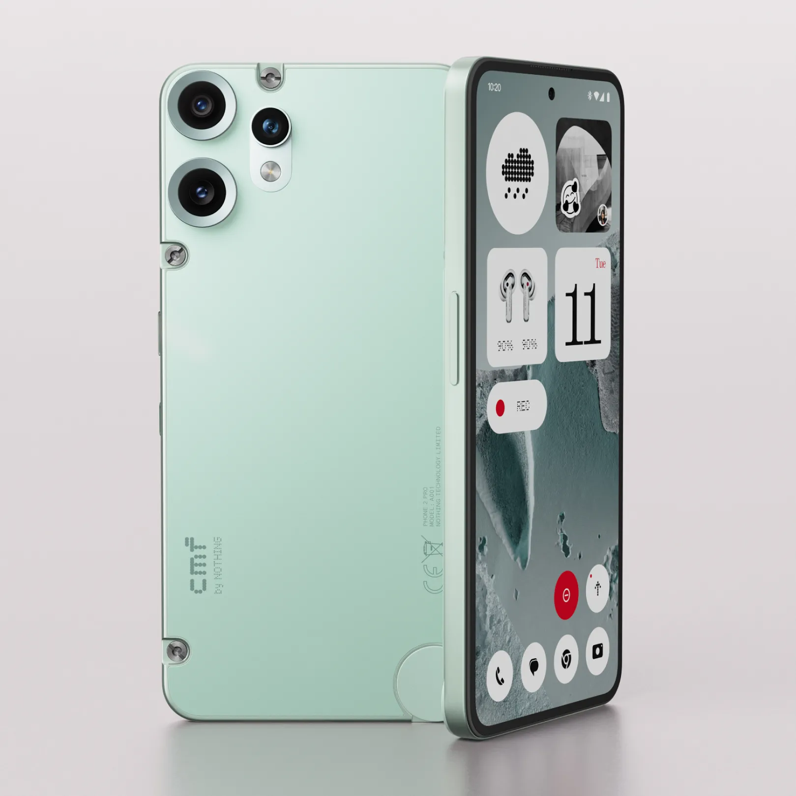 Điện thoại CMF Phone 2 Pro màu xanh lá nổi bật