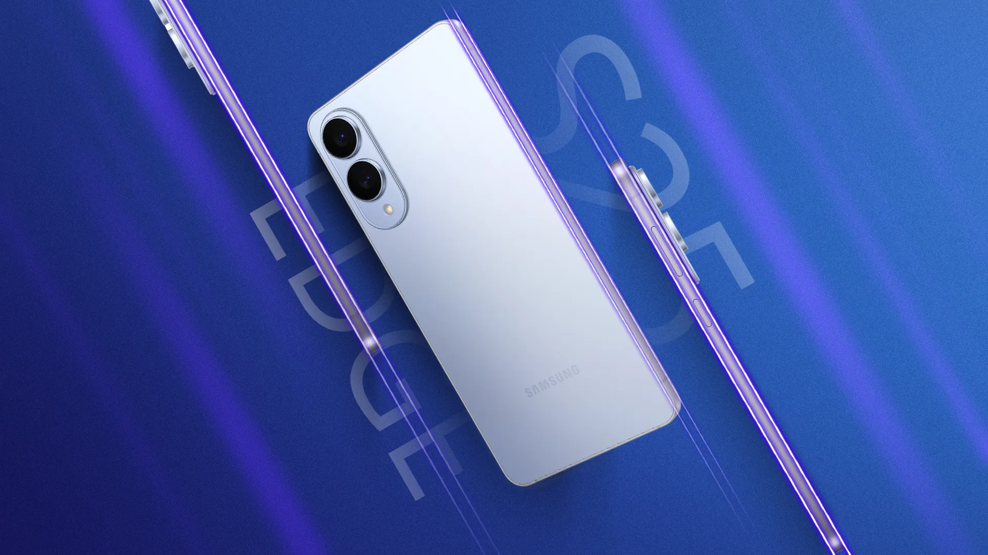 Điện thoại Samsung Galaxy S25 Edge với thiết kế siêu mỏng nhìn từ nhiều góc độ khác nhau.