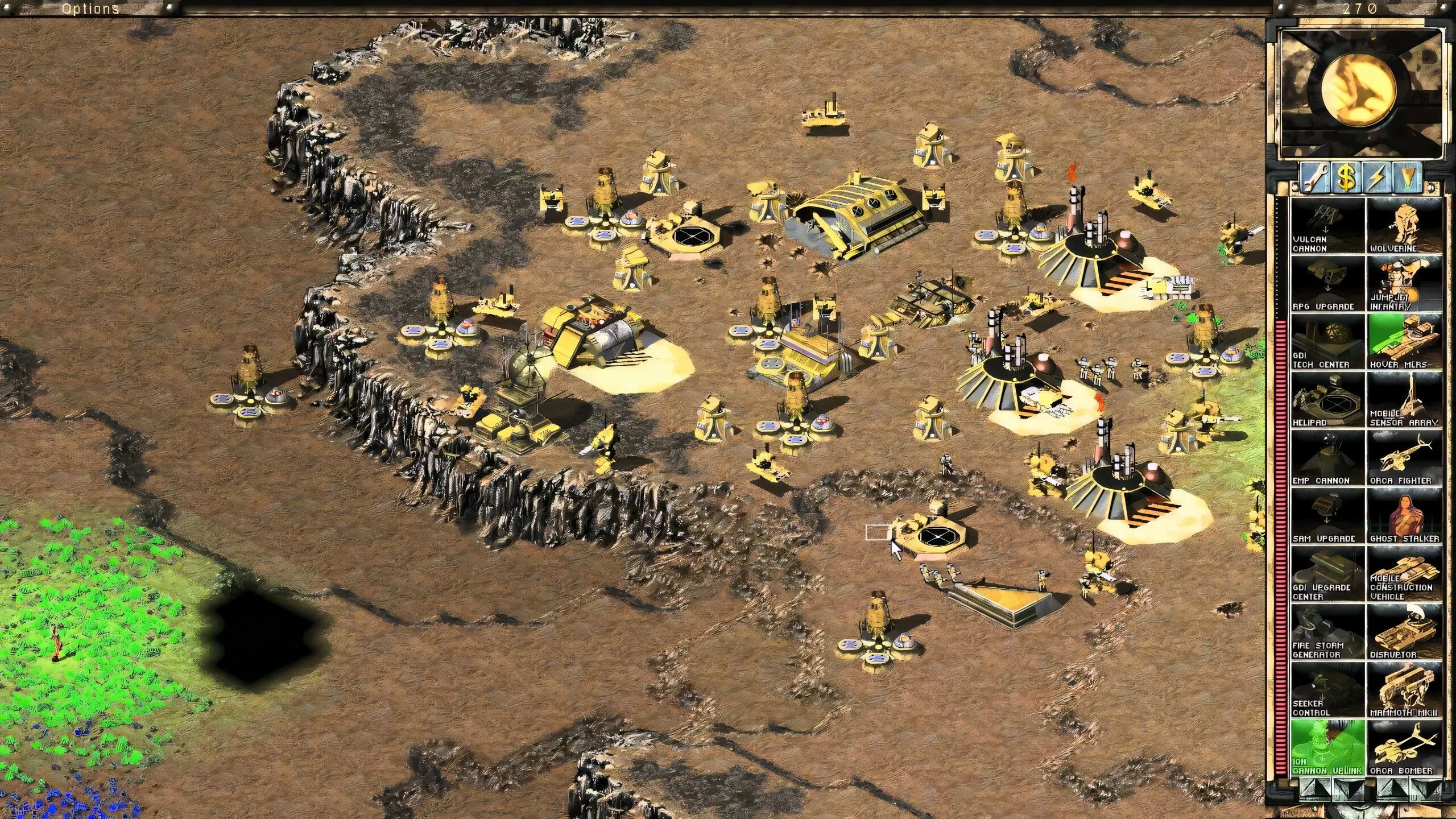 Đơn vị máy bay tấn công trong Command &amp; Conquer: Tiberian Sun, đồ họa được nâng cấp.