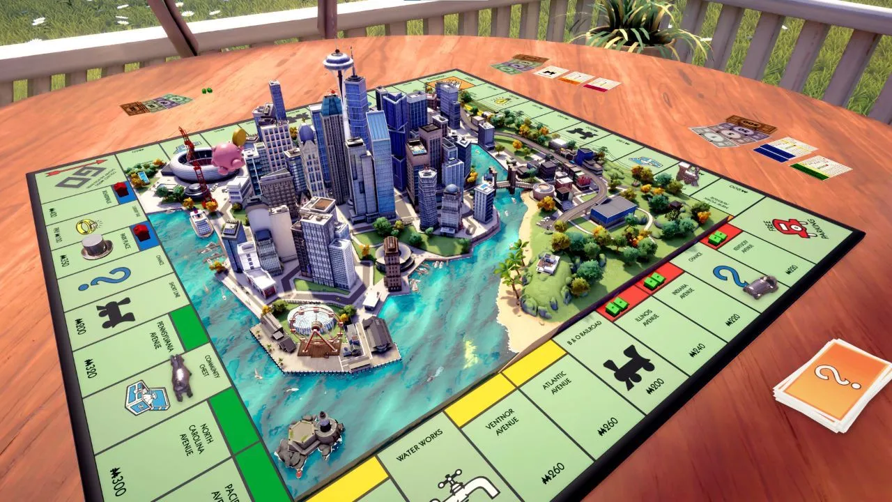 Game Monopoly phiên bản Nintendo Switch, cho thấy lợi ích chơi board game kỹ thuật số