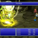 Giao diện chiến đấu theo lượt kinh điển trong game Final Fantasy