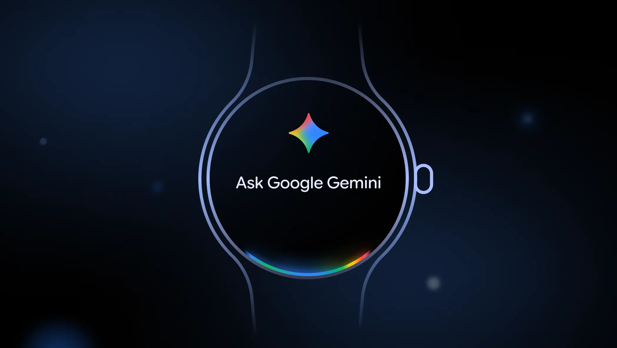 Giao diện Google Gemini đang hoạt động trên đồng hồ thông minh Wear OS