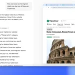 Giao diện OpenAI Operator đang thực hiện tác vụ đặt vé trên TripAdvisor