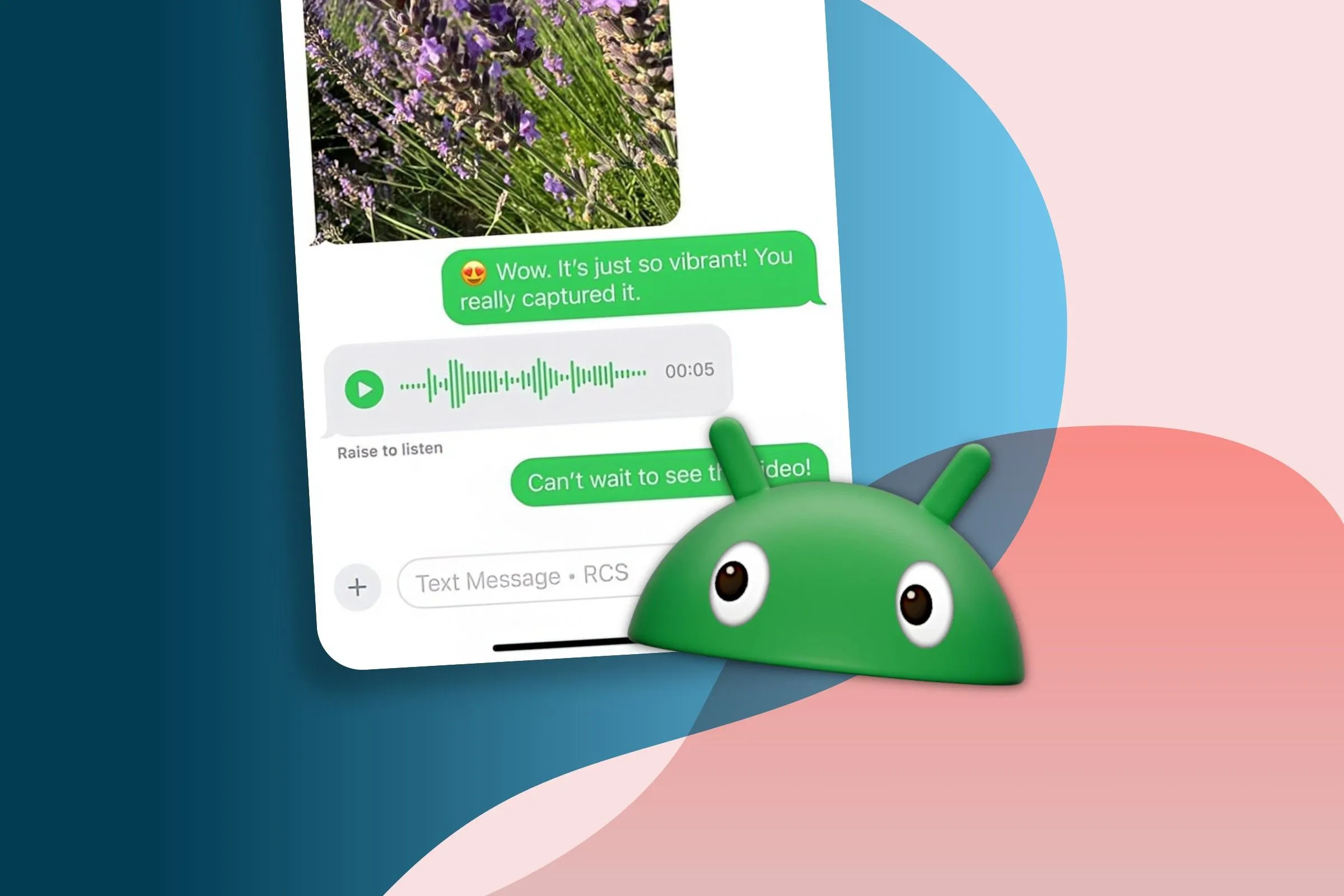 Giao diện tin nhắn RCS trên điện thoại Android, đạt cột mốc người dùng lớn