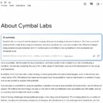 Giao diện tính năng tóm tắt AI trong Google Docs, hiển thị phần tóm tắt được tạo bởi Gemini AI.