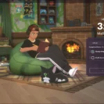 Giao diện trò chơi Spirit City: Lofi Sessions với nhân vật và linh hồn.