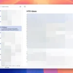 Giao diện ứng dụng Simplenote trên máy Mac hiển thị danh sách ghi chú đơn giản, trực quan.