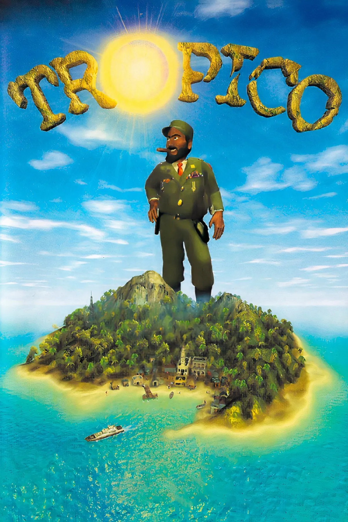 Giao diện xây dựng và quản lý thành phố trong Tropico