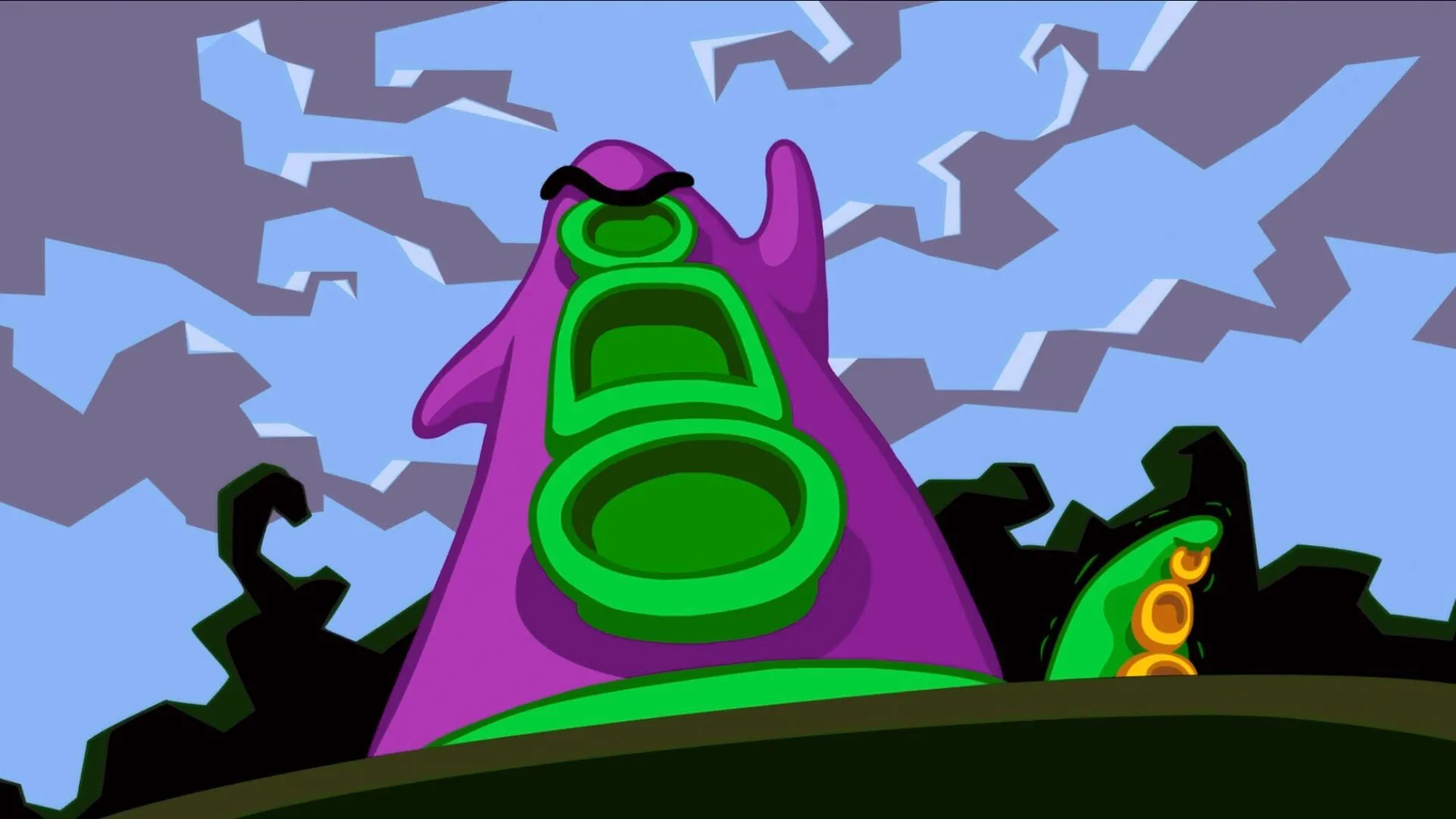 Hai xúc tu từ tựa game phiêu lưu Day of the Tentacle.