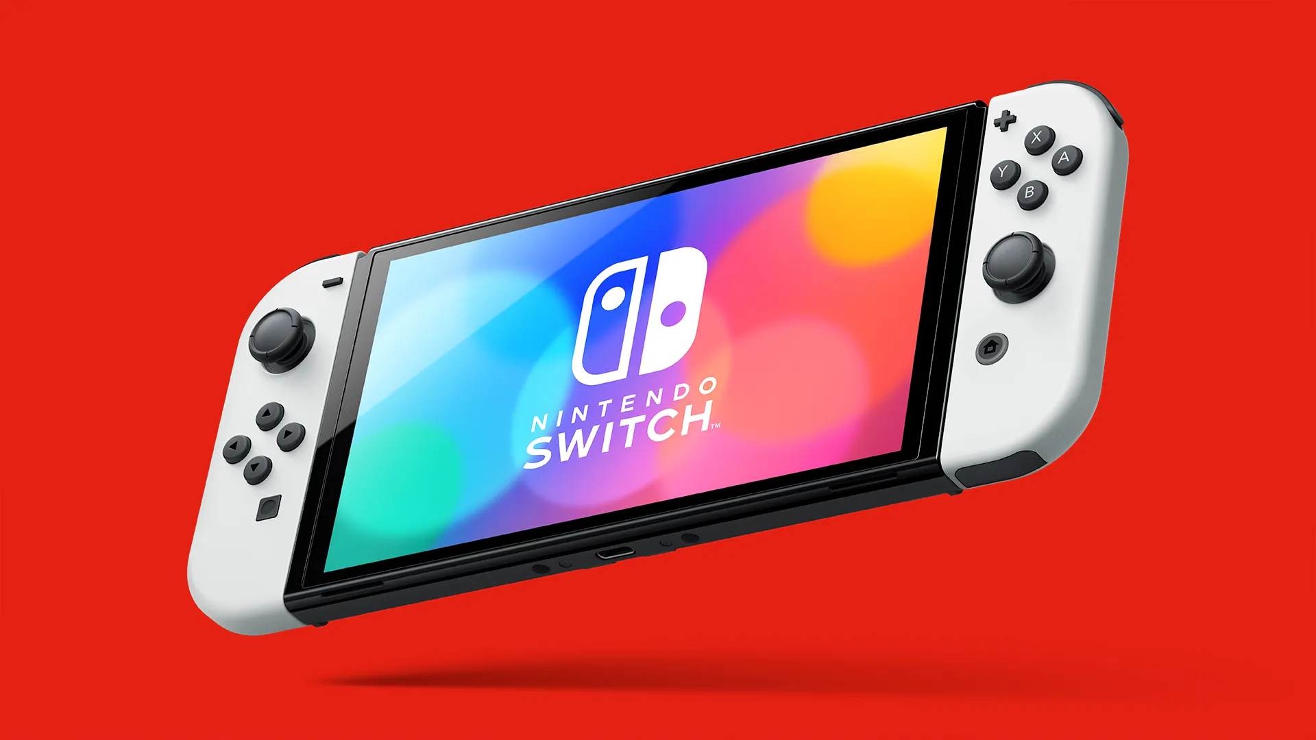 Hình ảnh máy chơi game Nintendo Switch OLED Model với màn hình rực rỡ