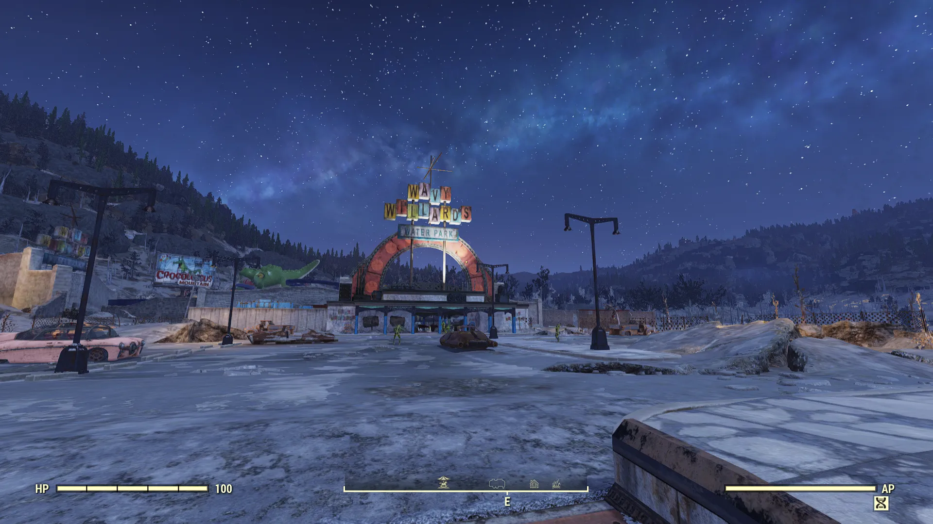 Hình ảnh trong game Fallout 76 khi bật AMD FSR AFMF 2