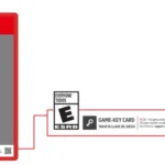 Hộp game Nintendo Switch 2 với banner "Game-Key Card" và hình ảnh minh họa thẻ vật lý.