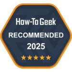 Huy hiệu đề xuất sản phẩm từ How-To Geek