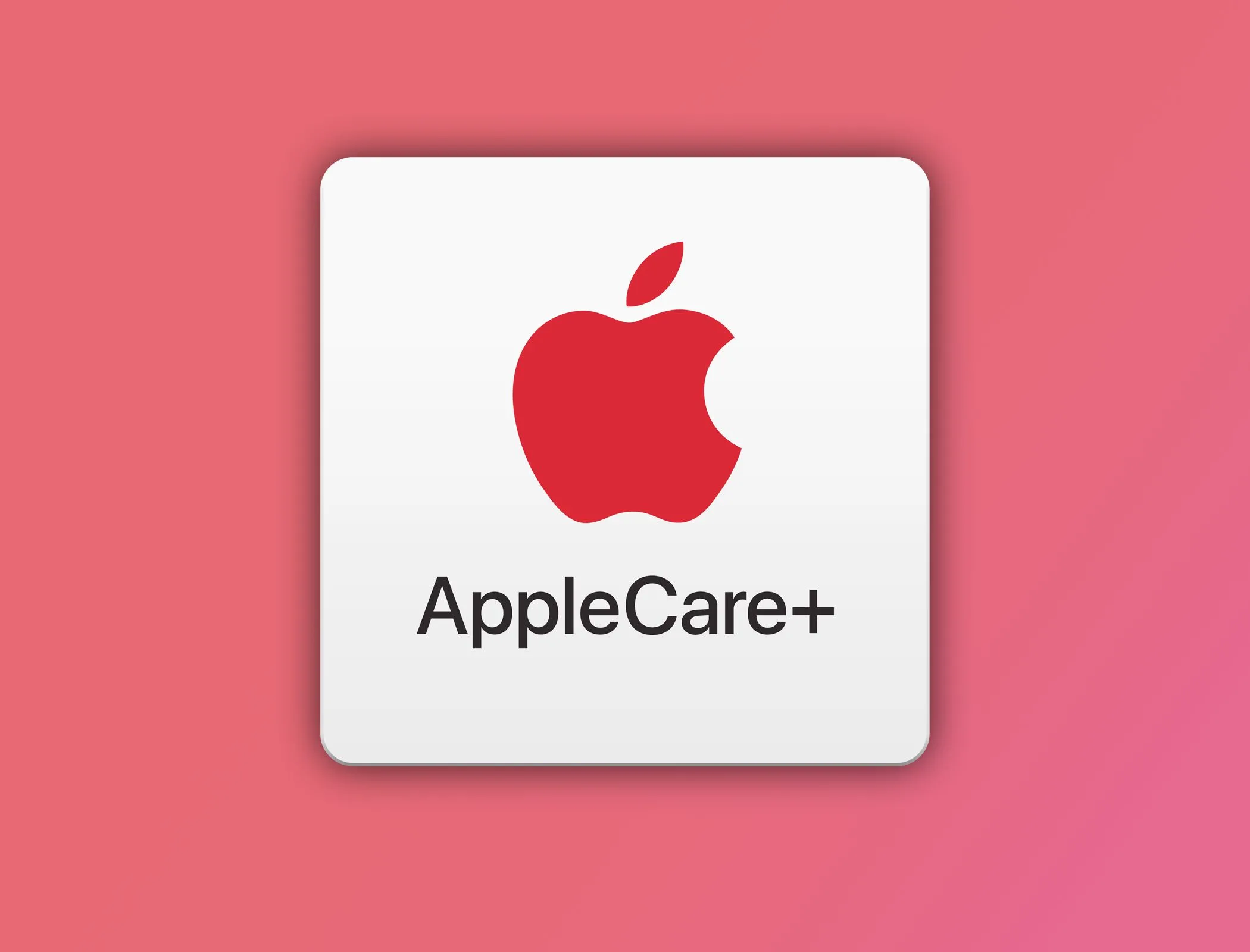 Logo AppleCare+ trên nền chuyển màu, biểu tượng cho dịch vụ bảo hành mở rộng của Apple.