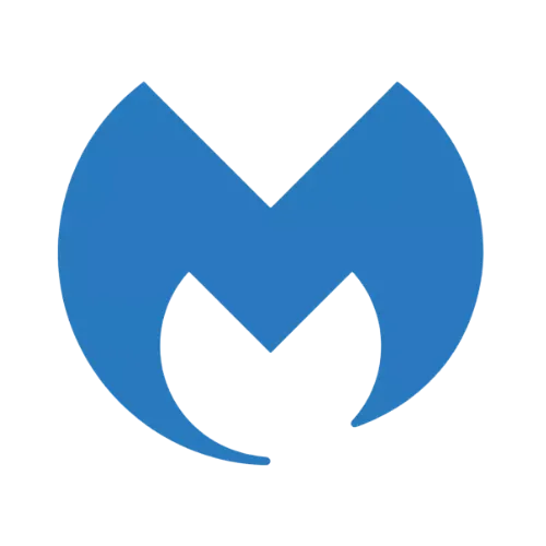 Logo Malwarebytes trên nền trong suốt