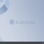 Màn hình nền Kubuntu với hình ảnh nền mặc định