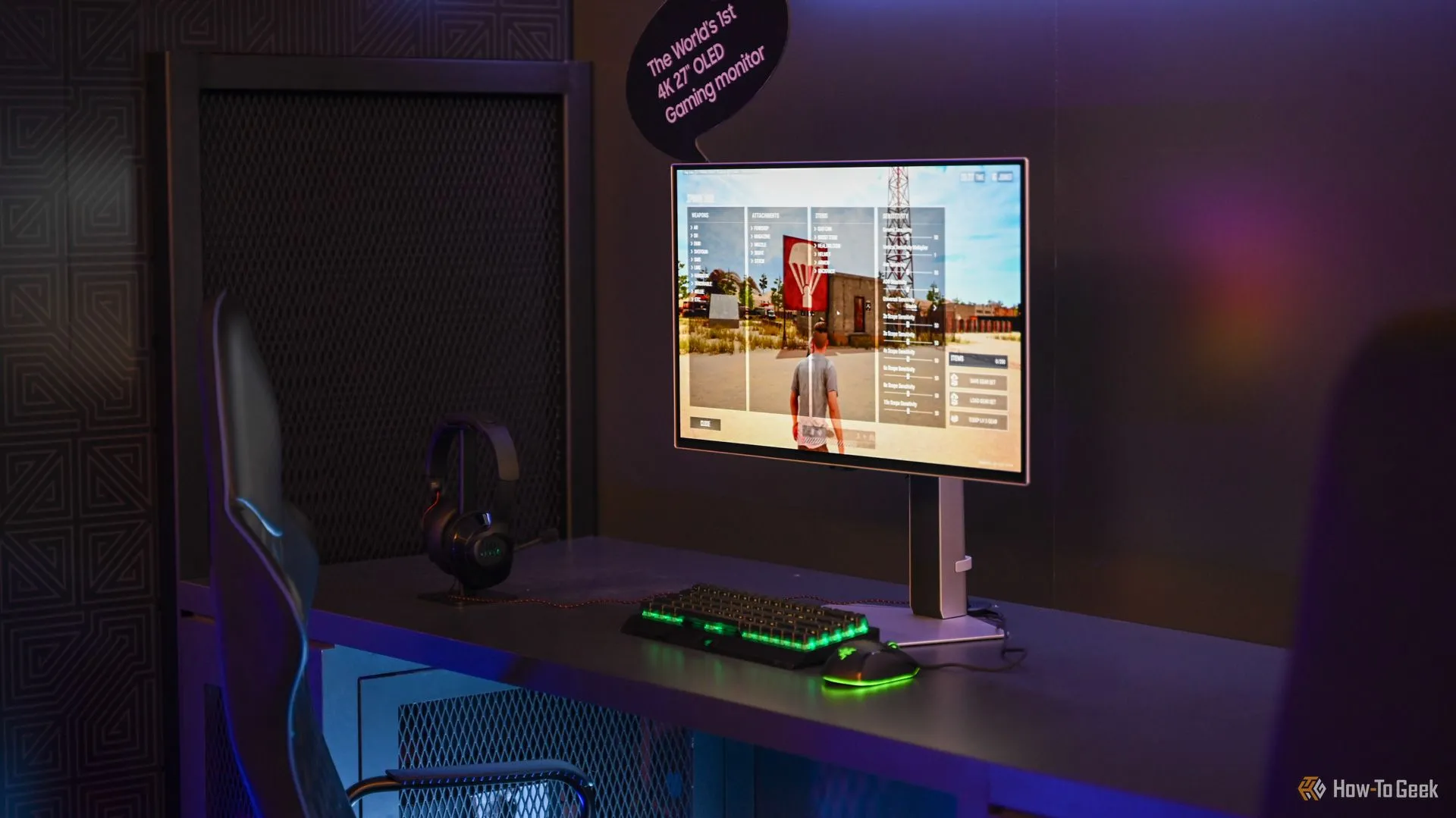 Màn hình Samsung Odyssey 4K OLED, một ví dụ về thiết bị có thể gặp lỗi không tự tắt.