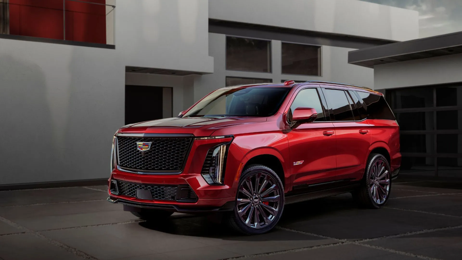 Mẫu xe Cadillac Escalade-V 2025, liên quan đến vụ kiện của chủ sở hữu GM về mức tiêu thụ nhiên liệu.