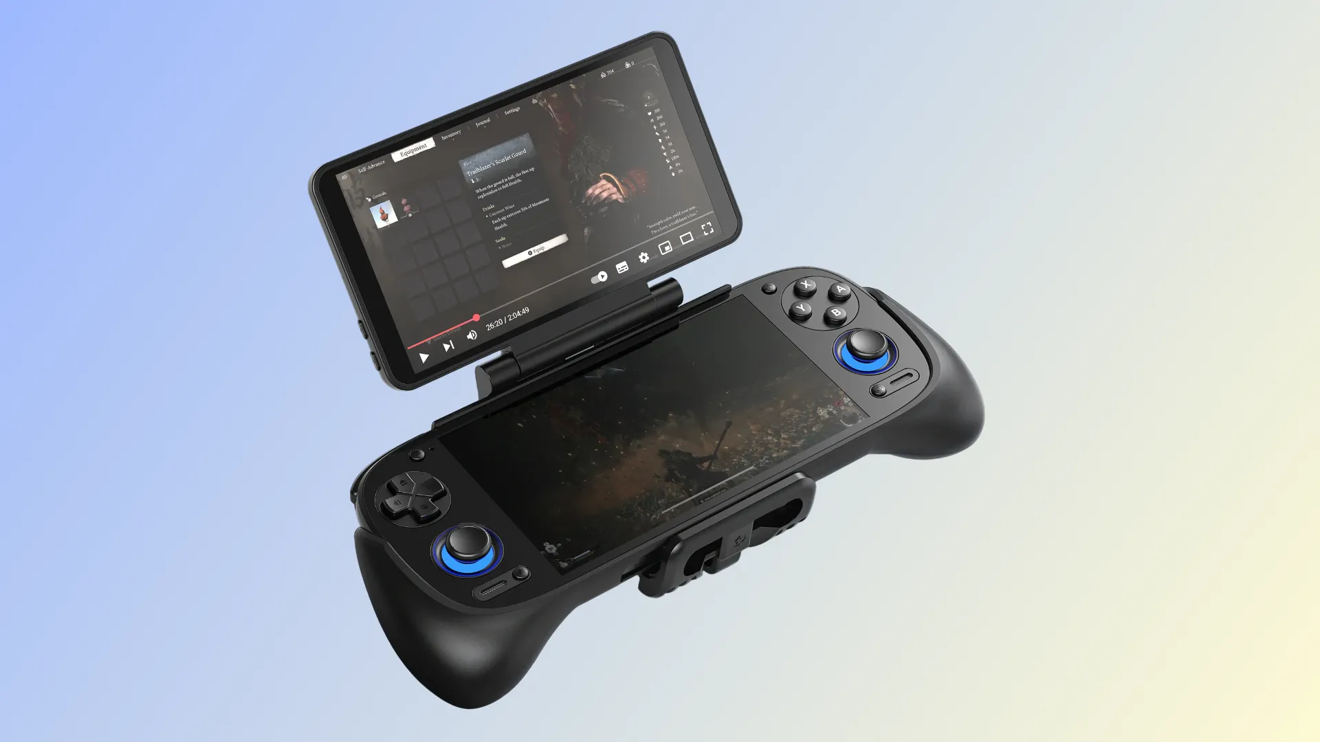 Máy chơi game Retroid Pocket 5 kết hợp phụ kiện màn hình kép Retroid Dual Screen Add-on, giải pháp tối ưu 3DS