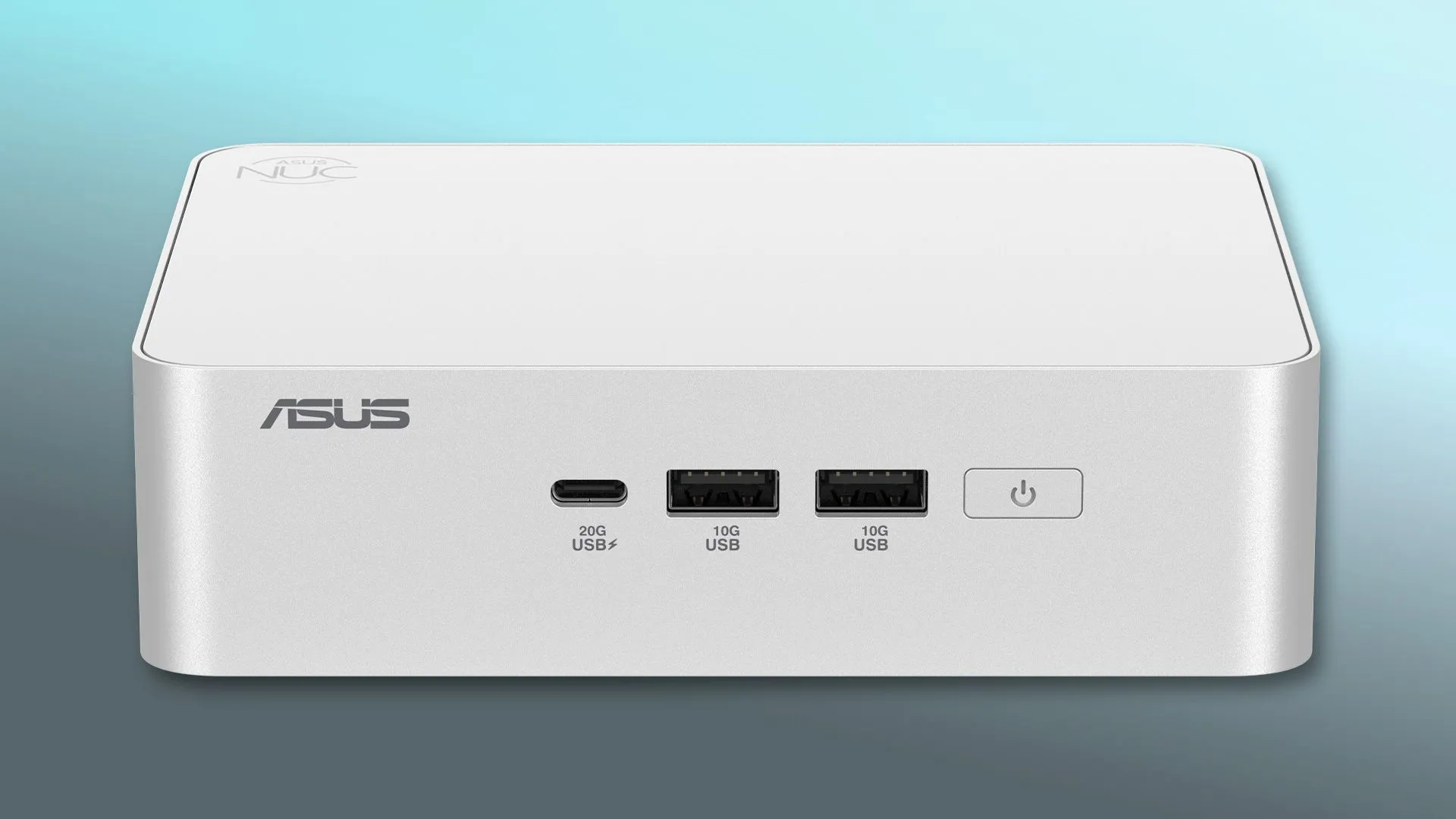 Máy tính mini ASUS NUC 15 Pro+ với thiết kế nhỏ gọn và hiện đại.