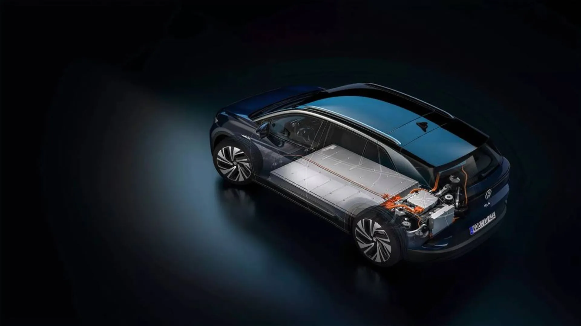 Mô hình pin xe điện Volkswagen được cấu hình lại.
