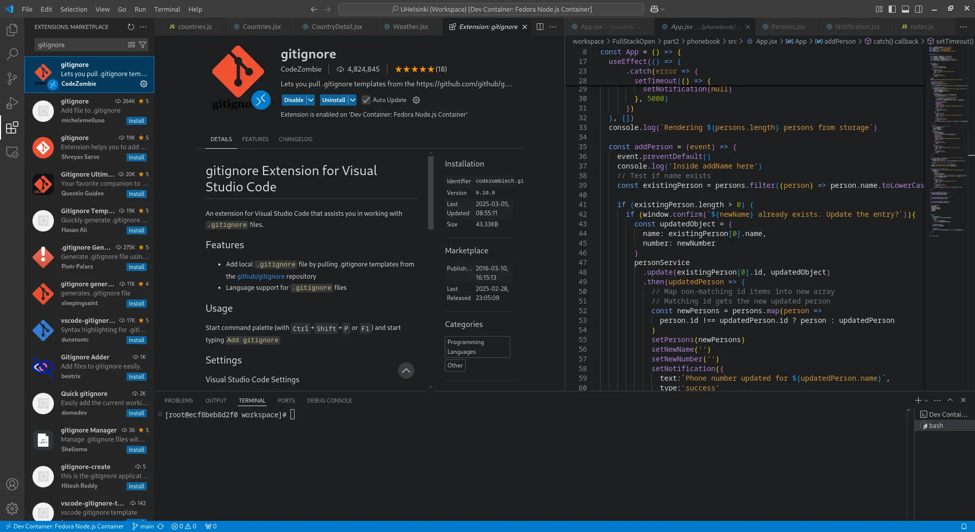 Mô tả tiện ích Gitignore cho VS Code, hỗ trợ tạo file .gitignore dễ dàng với các template có sẵn cho nhiều ngôn ngữ lập trình.