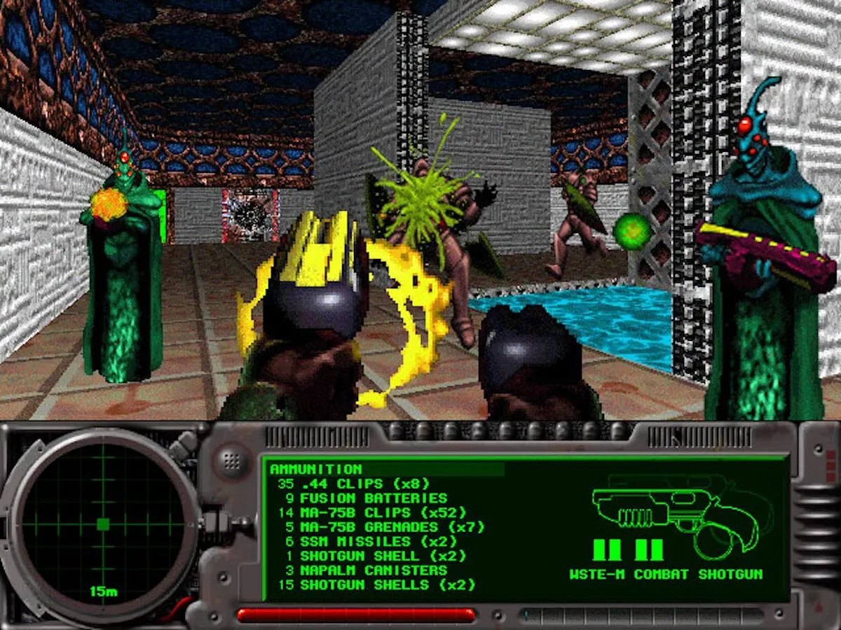 Một ảnh chụp màn hình từ series game Marathon.