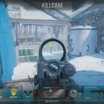 Một bức ảnh chụp màn hình Call of Duty hiển thị giao diện killcam với tùy chọn "Wishlist Blueprint" và các thông tin về vật phẩm của người chơi đã hạ gục.