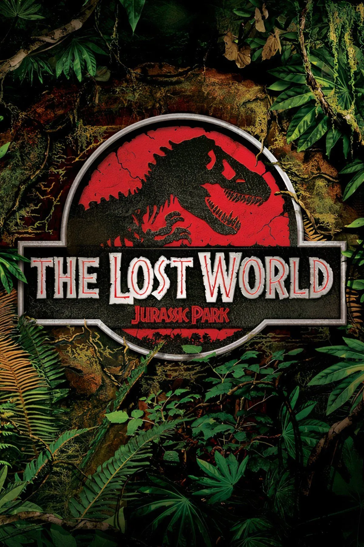 Một con khủng long Compsognathus đang nhìn chằm chằm vào người chơi trong một cảnh game của The Lost World: Jurassic Park.