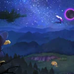 Murkrow và Darkrai trong game Pokémon Sleep, minh họa cho việc đi ngủ.