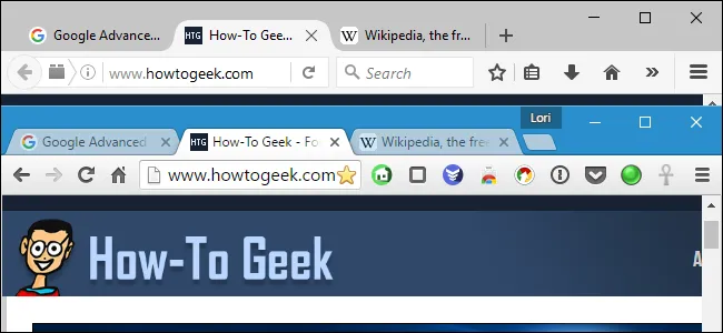 Người dùng mở nhiều tab trên Chrome và Firefox, minh họa việc quản lý các phiên làm việc riêng biệt