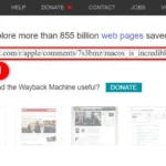 Nhập URL bài đăng Reddit vào Wayback Machine để xem lịch sử