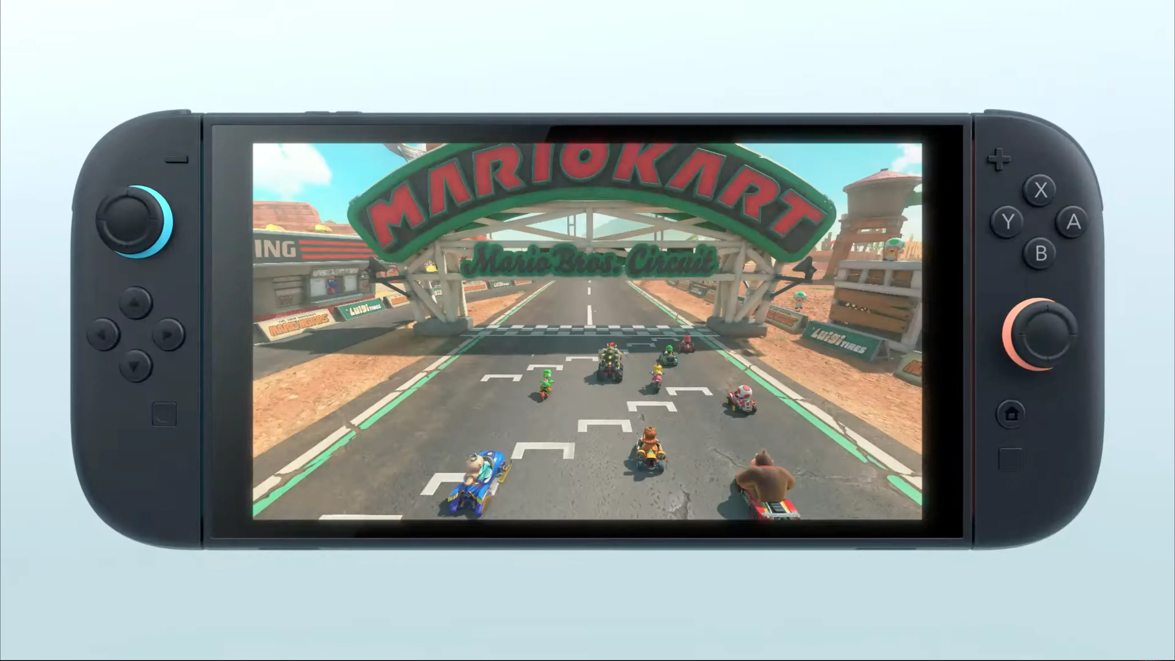 Nintendo Switch 2 và Mario Kart World trong trò chơi